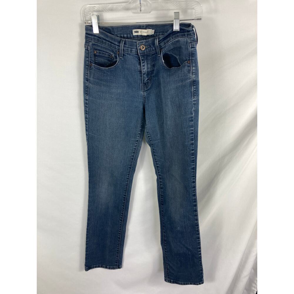 Levis 505 Straight Leg Jeans Dark Wash Size 4 W27 L32